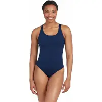 Zoggs Cottesloe Powerback Swimsuit Blauw 40 Vrouw