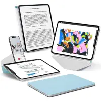 MOFT Hoes Geschikt voor iPad Air 11 (24/25/26) / Air 10.9 (2022/2020) / Pro 11 2022/21/20/18) - Dynamic Folio Book Case - Magnetische Beschermhoes met Standaard - 20+ Kijkhoeken - Sleep/Wake - Blauw