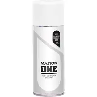 Maston ONE - spuitverf - mat - wit (RAL 9010) - 400 ml - spuitbus verf