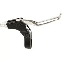 Mvtek Citybike 4 Fingers Pair Brake Levers With Collar Zilver