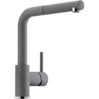 NABER Armatuur GRAMIX 2 in METALLICO, met uittrekbare uitloop / Keukenmengkraan / Éénhendelmengkraan