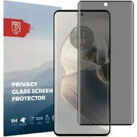 Rosso Privacy Screen Protector Geschikt voor de Motorola Edge 50 Ultra - 9H Gehard Glas - Case Friendly Tempered Glass - Eenvoudige Installatie