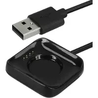 Kwmobile USB-oplaadkabel geschikt voor Oppo Watch 1 (46mm) kabel - Laadkabel voor smartwatch - in zwart
