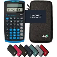 Texas Instruments TI-30 ECO RS incl. WYNGS Beschermhoes Donkergrijs - Wetenschappelijke Rekenmachine - Basis Pakket