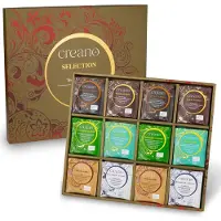 Creano Biologische Theemelange Selectie 48-delige Cadeauset "ORGANIC TEA BLEND" - 48 Biologische Theezakjes in 6 Verschillende Smaken - 96g*