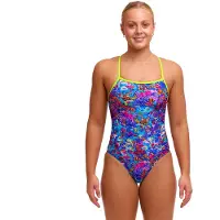 Funkita Fks030 Swimsuit Blauw XS Vrouw