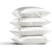 Silk Heaven 4x Zijden Kussensloop 60x70cm Wit Hotelsluiting 19 Momme - Kussensloop set - Luxe Silk Kussensloop 100% moerbei zijde - Zijde kussensloop - - 60x70cm / Hotelsluiting