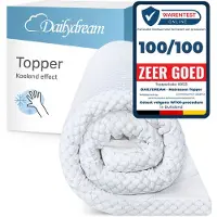 Nivion Matrastopper 140x200 cm – Traagschuim – Zacht ligcomfort – 3,5 cm – Cool Touch S – Topper