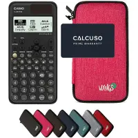 Casio fx-991CW ClassWiz incl. WYNGS Beschermhoes Roze - Wetenschappelijke Rekenmachine - Basis Pakket (speciaal voor België)
