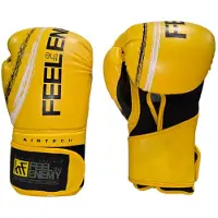 Krf Feel The Enemy Airtec Boxing Gloves Geel 14oz