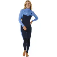 Rip Curl D/patrol 4/3 Mm Gb Perf Dames Wetsuit Van Neopreen Met Lange Mouwen En Rits Op De Borst