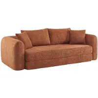Sweeek Slaapbank met 3 zitplaatsen Terracotta
