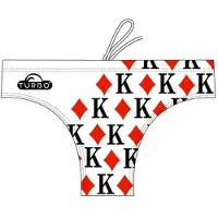 Turbo King Of Hearts Swimming Brief Veelkleurig S Man