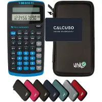Texas Instruments TI-30 ECO RS incl. WYNGS Beschermhoes Zwart - Wetenschappelijke Rekenmachine - Basis Pakket