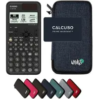 Casio fx-991CW ClassWiz incl. WYNGS Beschermhoes Blauw - Wetenschappelijke Rekenmachine - Basis Pakket (speciaal voor België)