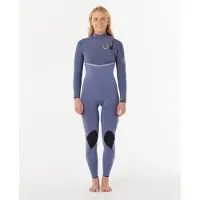 Rip Curl WMS E-Bomb Zip Free 4/3mm - Grey Blue
