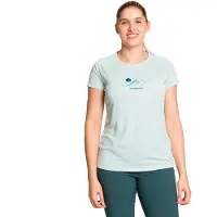 Trangoworld Mudgee T-shirt Met Korte Mouwen Blauw S Vrouw