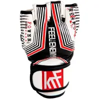 Krf Feel The Enemy Super Eva Double Strap Boxing Gloves Wit,Zwart L