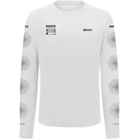 Santini Pirelli Wheel T-shirt Met Lange Mouwen