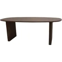Giga Meubel Eettafel Aya Walnoot Deens Ovaal 180cm