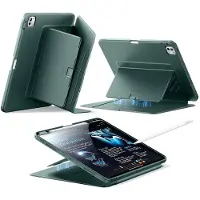 ESR Hoes Geschikt voor iPad Pro 13 (2024 / 2025) - Flip Magnetic Book Case - Beschermhoes met Multi-Angle Standaard - Sleep/Wake - Pen Houder - Groen