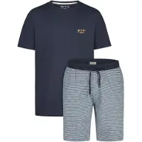 Phil&Co. Pyjama kort 'Fashionable' marine