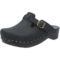 Berkemann Clogs 'Riemen-Toeffler' zwart