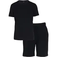 JOOP! Pyjama kort 'Leisure' zwart