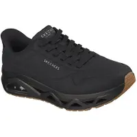 SKECHERS Sportschoen 'Uno Glide-step - Glide On Air' zwart / wit