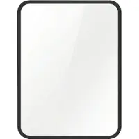 Songmics Wandspiegel - Rechthoekige spiegel - Aluminium frame - 40 x 30 cm - Zwart