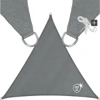 TecTake - Driehoekig zonneluifel van polyethyleen, variant 2 360 x 360 x 360 cm SKU: 403885