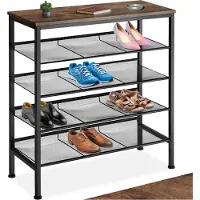 TecTake - Schoenenrek Bournemouth industrial dark - 404279