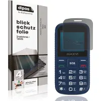 Dipos – Matte Privacy Screenprotector geschikt voor Maxvi B201 | Anti-Spy Beschermfolie