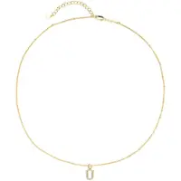 Hey Happiness Ketting 'Letter U' goud
