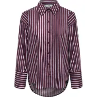 JDY Blouse 'JDYSerena' blauw / wijnrood / wit