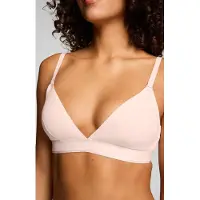 Puma - Dames - Sport Triangel Bralette - 3D Knit - Light Pink - Maat XL