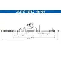 Ate 24.3727-1984.2 Handremkabel