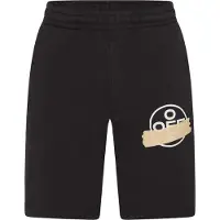 OFF-WHITE Off White Heren Relaxed Fit Lounge Sweat Shorts (Zwart/Beige)