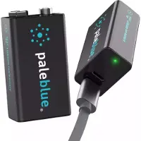 Pale Blue Oplaadbare 9V batterij (blok) Li-ion 9 V 500 2 stuk(s)