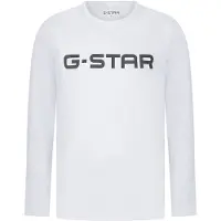 G-Star Pyjama lang 'Stone' greige / lichtgrijs / zwart / wit