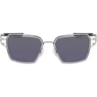 Nike Unisex zonnebril voor volwassenen met vierkant prisma (Zilver/Grijs/Lichtgrijs)