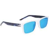 Nike Unisex Volwassen Cheer M Vierkante Casual Zonnebril (Wit-Blauw)
