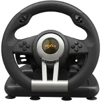 PXN - V3 Pro - Race Stuur met Pedalen & Flippers - Game Stuur - Geschikt voor PS4 - Xbox One - PC - Xbox Series X|S - PS3 - Nintendo Switch - Zwart
