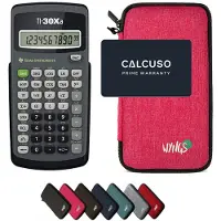 Texas Instruments TI-30Xa incl. WYNGS Beschermhoes Roze - Wetenschappelijke Rekenmachine - Basis Pakket