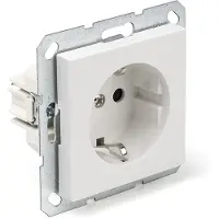 Q-Link Stopcontact | | S-Line (Inbouw, Randaarde, Wit)