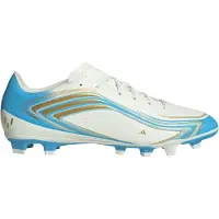 Adidas F50 Messi Club Gras / Kunstgras Voetbalschoenen (MG) Wit Lichtblauw Goud