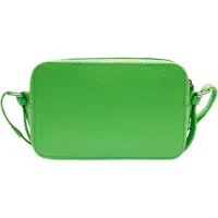 Lacoste Dames/Dames Chantaco Schoudertas van koeienleer (Groen)