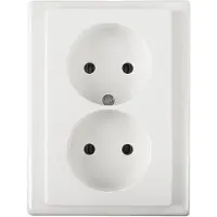 Merten Stopcontact | | System M (Inbouw, Wit)