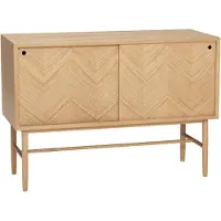 Hubsch Herringbone Ladenkast - Kasten en vitrinekasten Eiken Natural - 880915F
