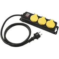 Eurolite IP44 3 Gang Extension Lead 3m